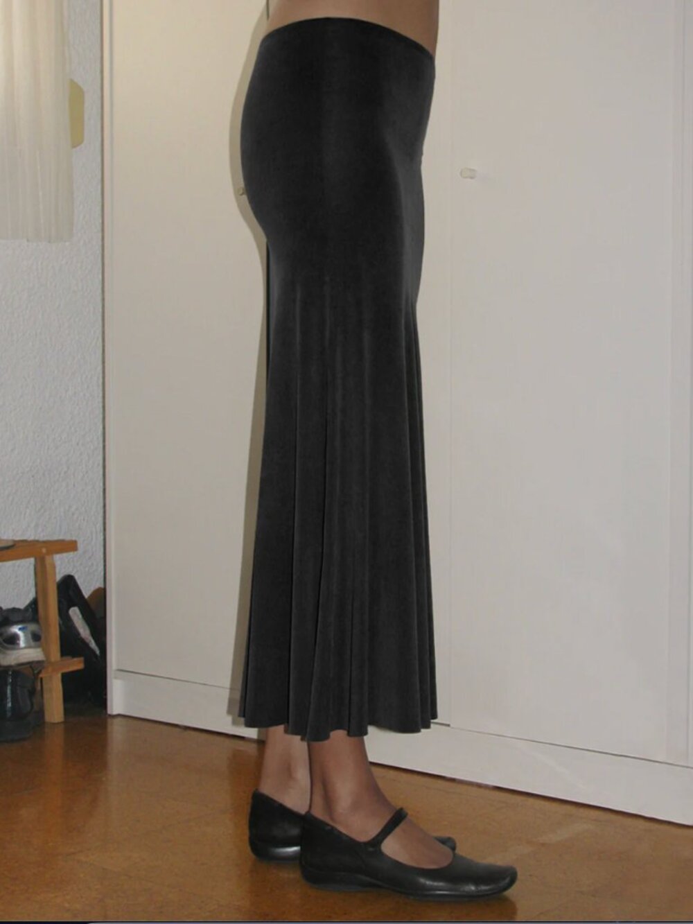 Paloma Wool Vicky Flared Cupro Skirt (Black, size M) - Picture 8 of 14